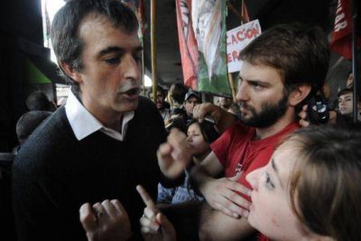 Un debate en plena calle
