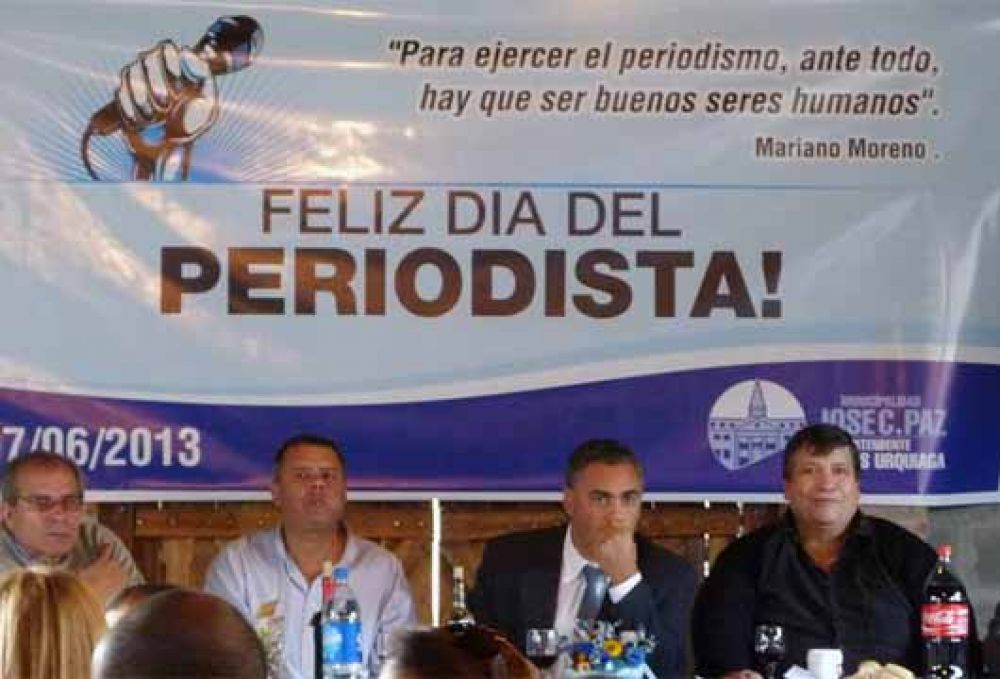 Urquiaga agasaj� a los periodistas en su d�a