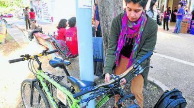Denuncian el aumento de bicicletas en la Ciudad Universitaria