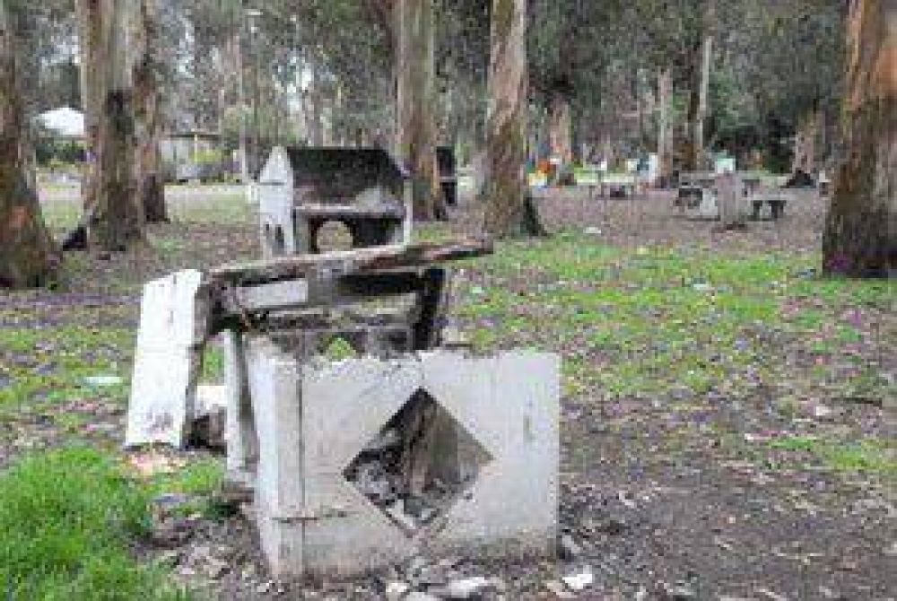 Nuevamente se registraron desmanes en Parque Camet