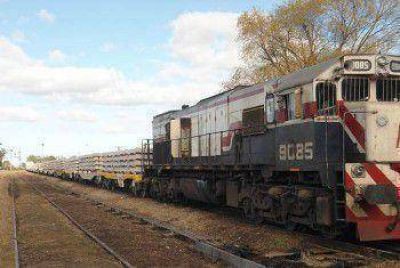 El tren de cargas llega la ciudad junto con el de pasajeros