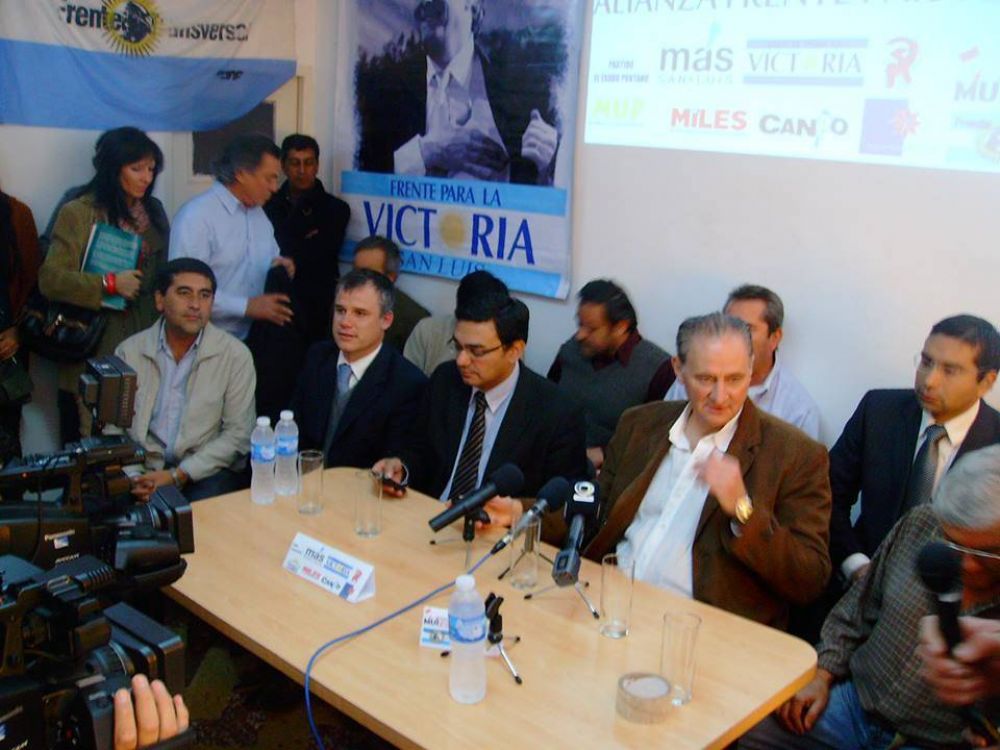 Presentaron la Alianza Frente para la Victoria, sin Ponce