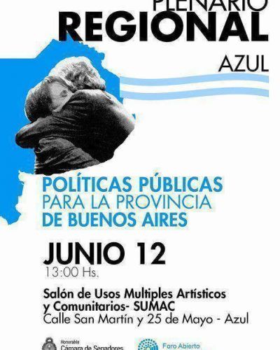 Plenario de Pol�ticas P�blicas
