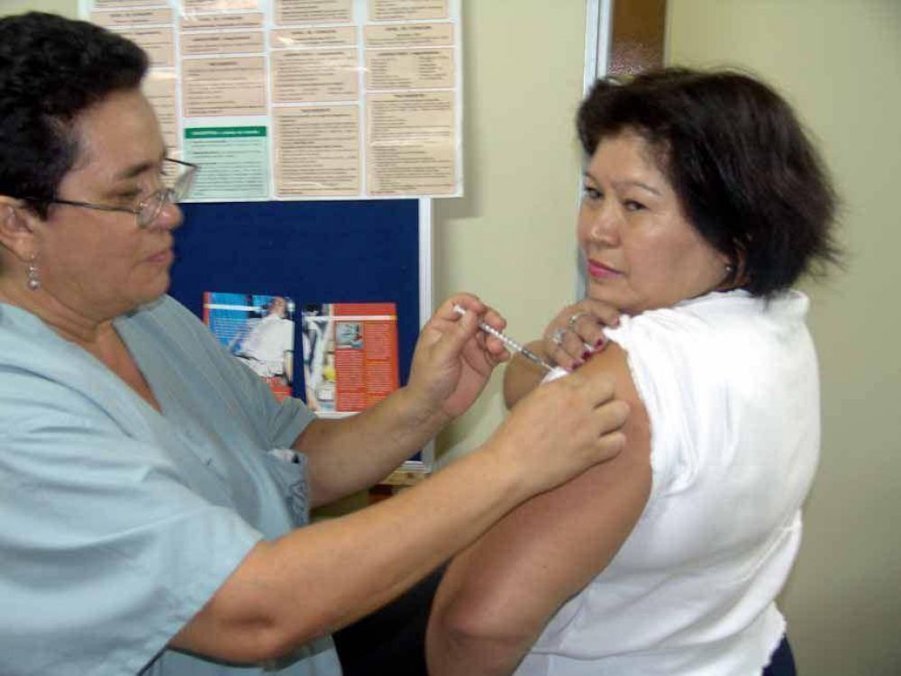 Brown: sigue la vacunacin antigripal en los centros de salud