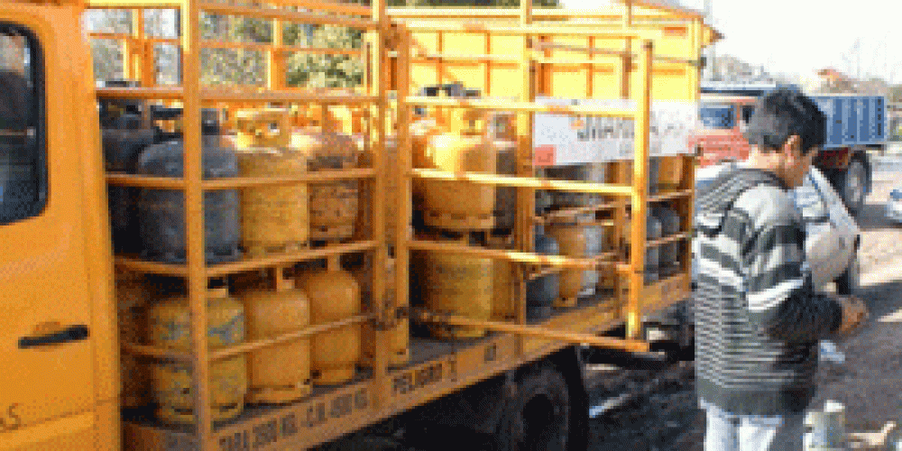 Hay menos filas para conseguir gas