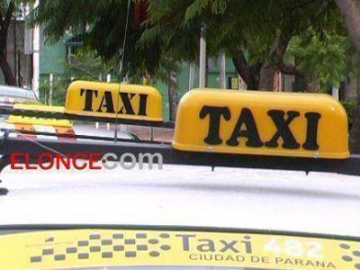 Pedido de aumento de tarifas: Taxistas se movilizar�n por el centro de Paran� hoy jueves 