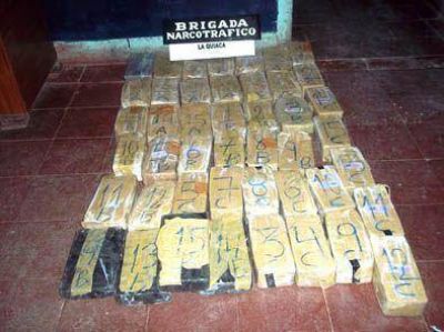 Secuestraron cuarenta y siete kilos de coca�na