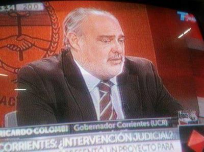 En breve charla, Colombi "banc�" al Poder Judicial
