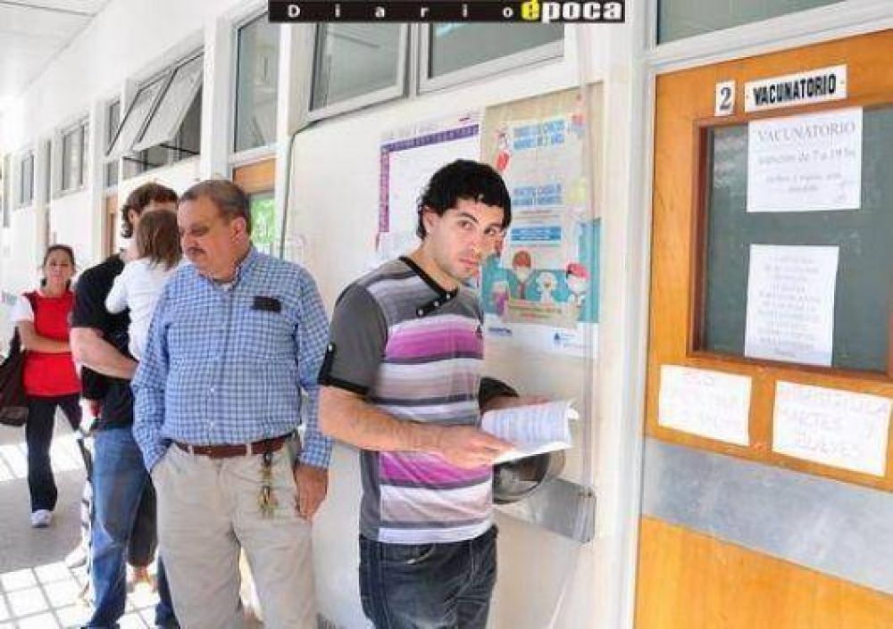 Aument� la demanda en centros de salud por la vacuna contra la gripe