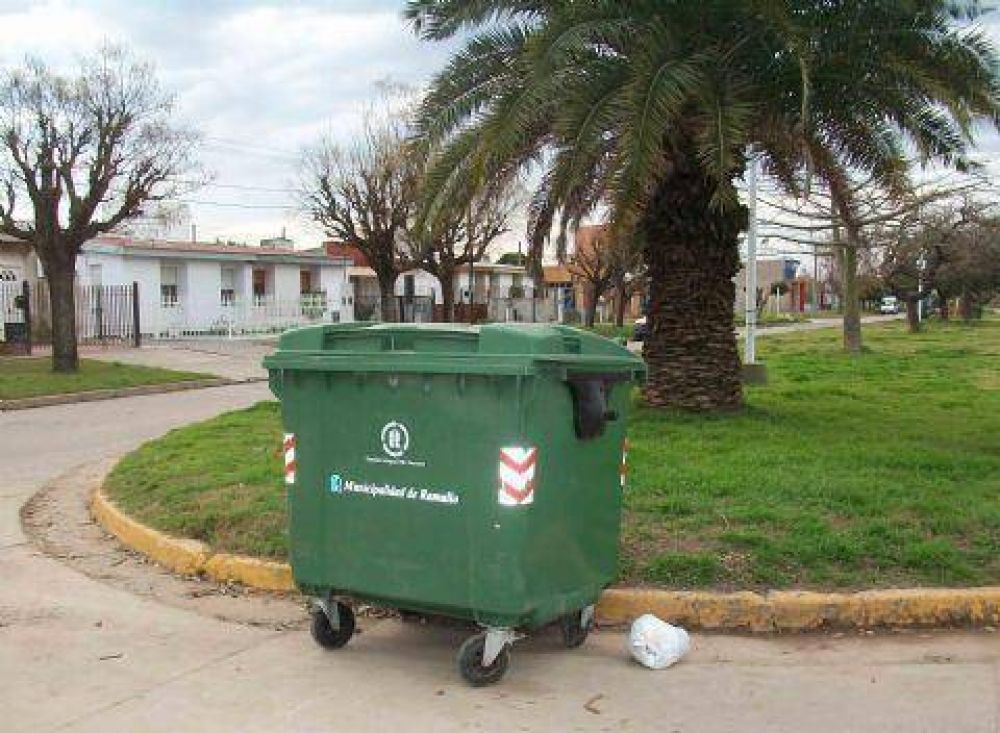 Otro contenedor fue incendiado