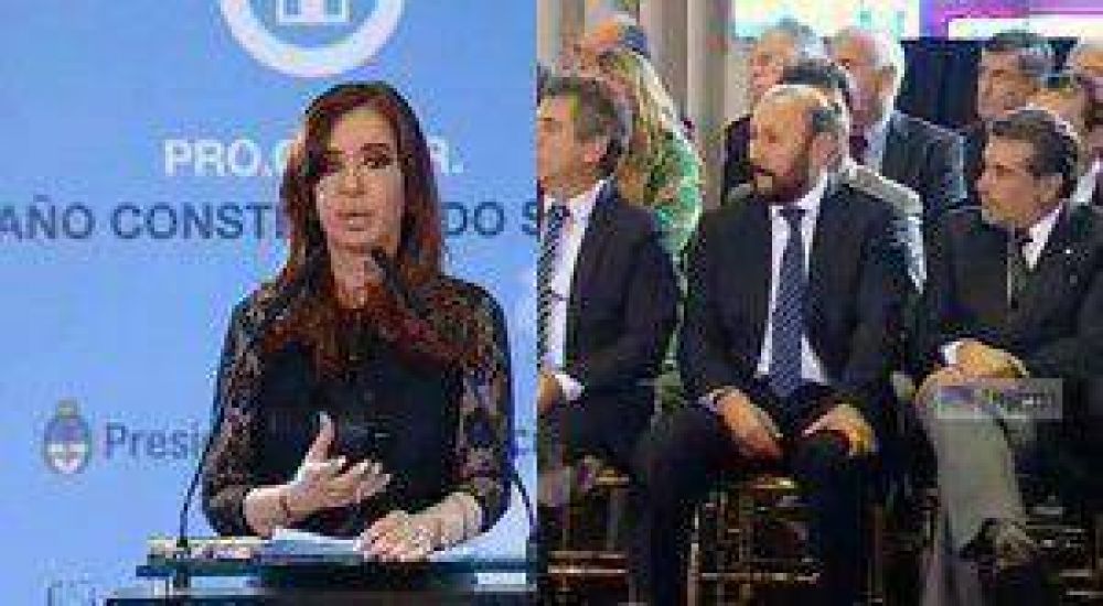 Insfr�n comparti� con Cristina el primer a�o del plan PROCREAR