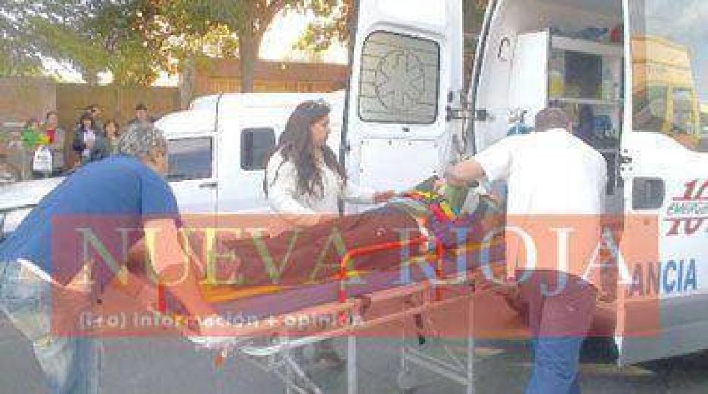 Dos personas heridas en incre�ble triple choque en plena avenida