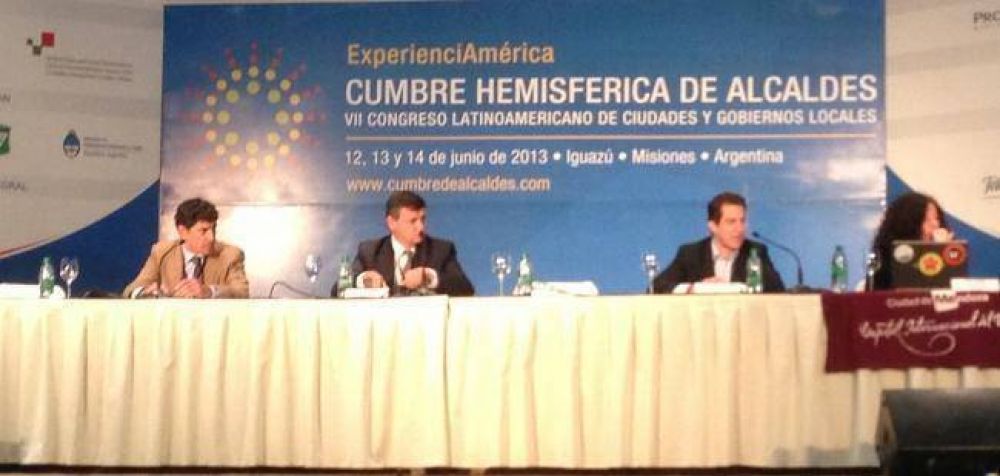 Peppo en la Cumbre Hemisf�rica de Alcaldes