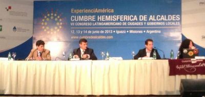 Peppo en la Cumbre Hemisf�rica de Alcaldes