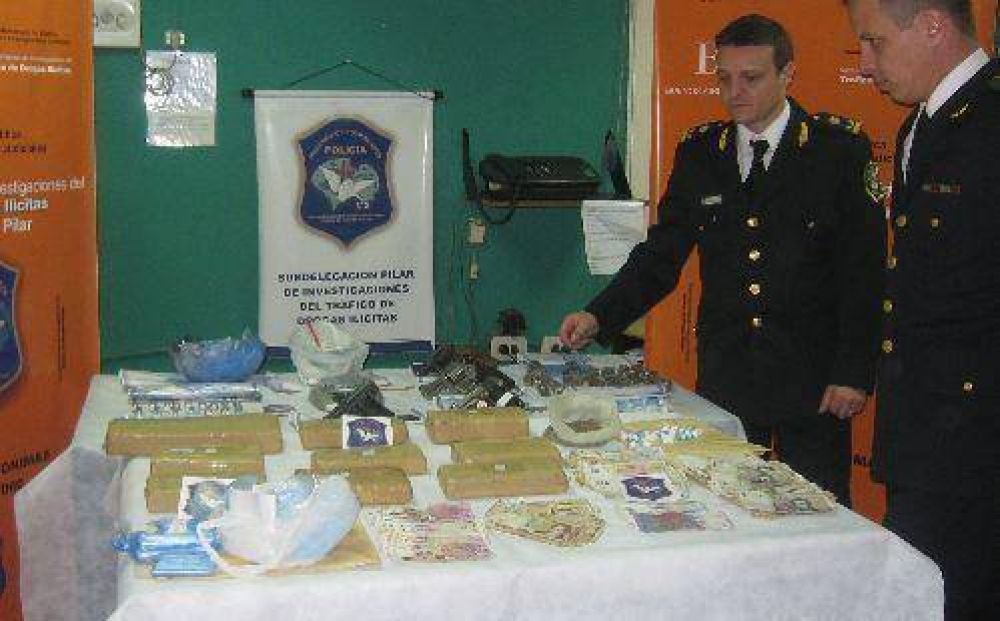 Desbaratan una banda narco en Pilar