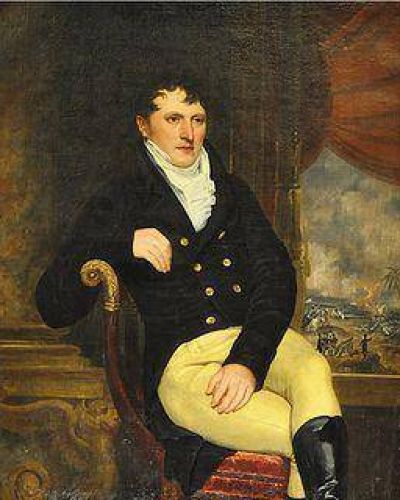 Exponen retrato hist�rico del general Manuel Belgrano en Casa de Gobierno