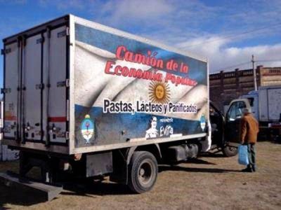 El cami�n de la Econom�a Popular pas� por la ciudad