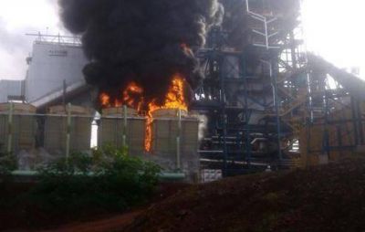 Se incendi� la empresa Papel Misionero