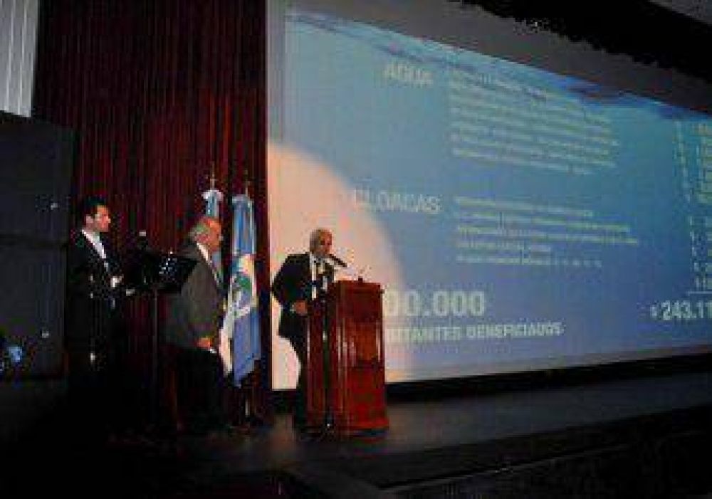 Obras de agua y cloacas hasta 2015 