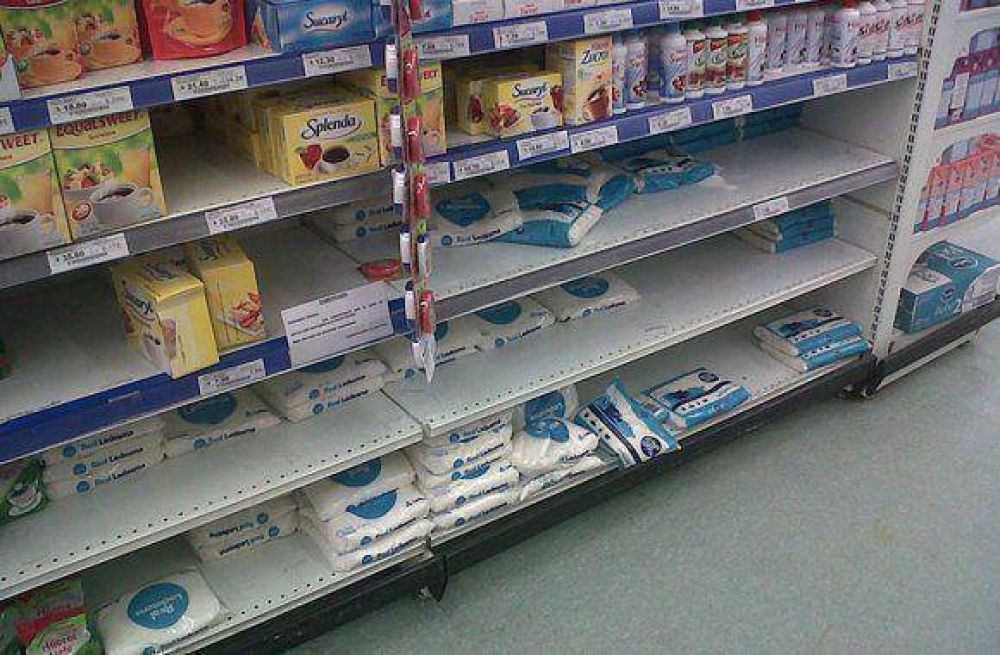 Sigue habiendo faltantes de az�car, aceite y arroz en las g�ndolas