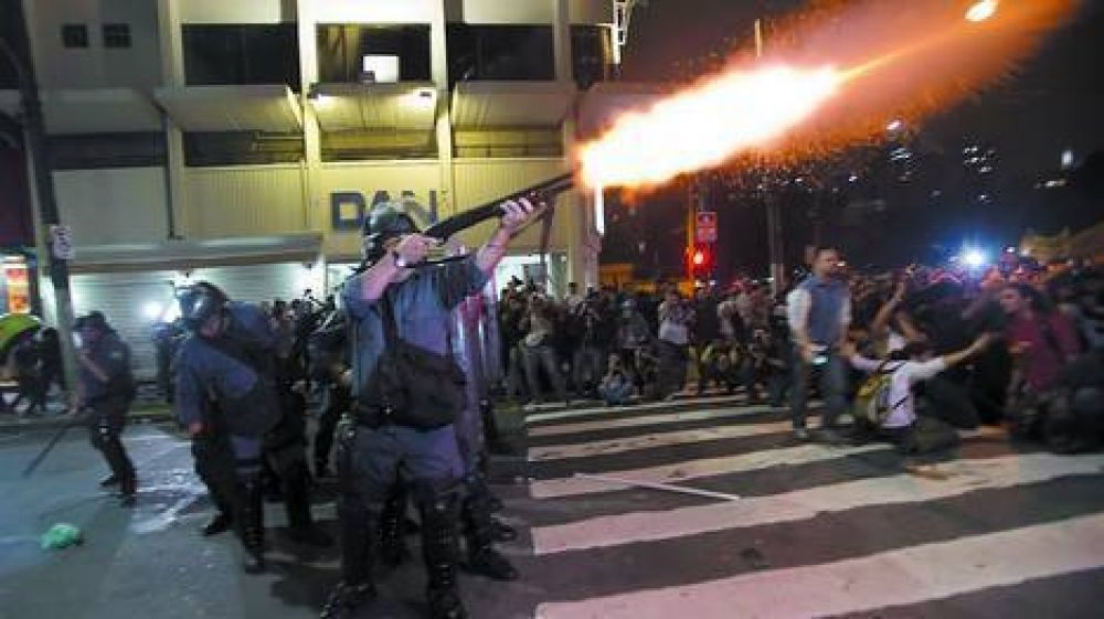 Conmoci�n en San Pablo por la represi�n a las protestas