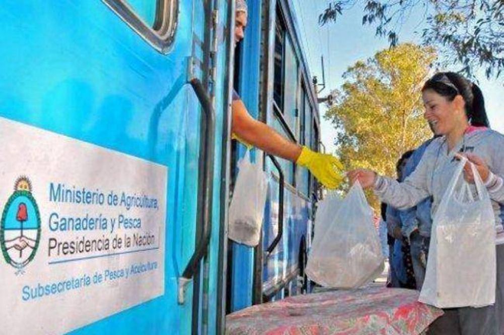 Pescado de mar a precios populares en el interior del Chaco