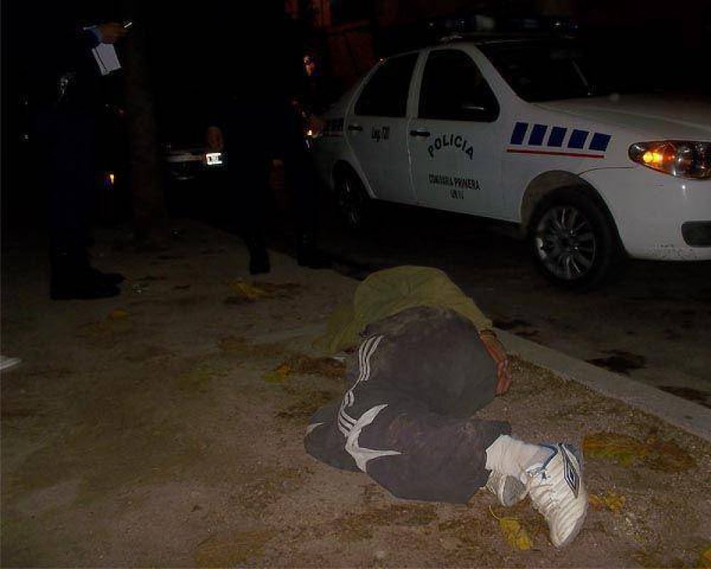 Escapaba de polic�a, lo atraparon, pero no ten�a nada robado