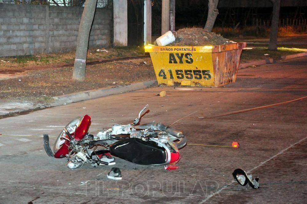 Un chico de 16 a�os perdi� la vida en un accidente