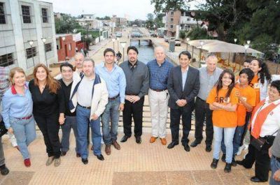 Closs visit� la nueva plaza de Villa Urquiza: �Un ejemplo de esfuerzo compartido�