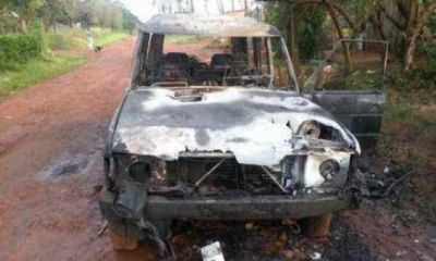 �Los polic�as me dijeron que fue una bomba molotov e intencional'