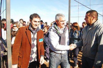 El vicegobernador y el ministro de la Vivienda en la quinta visita de obra