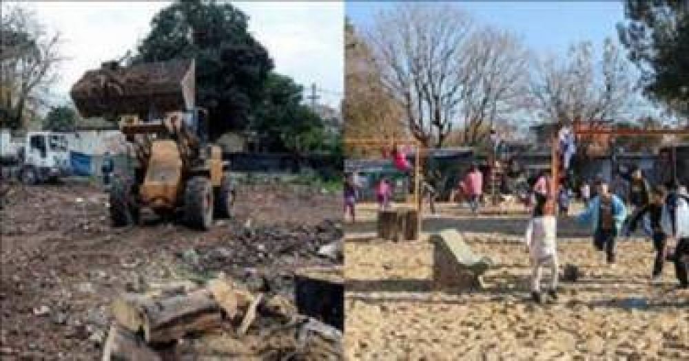 Plazas por basurales, una exitosa apuesta en el municipio