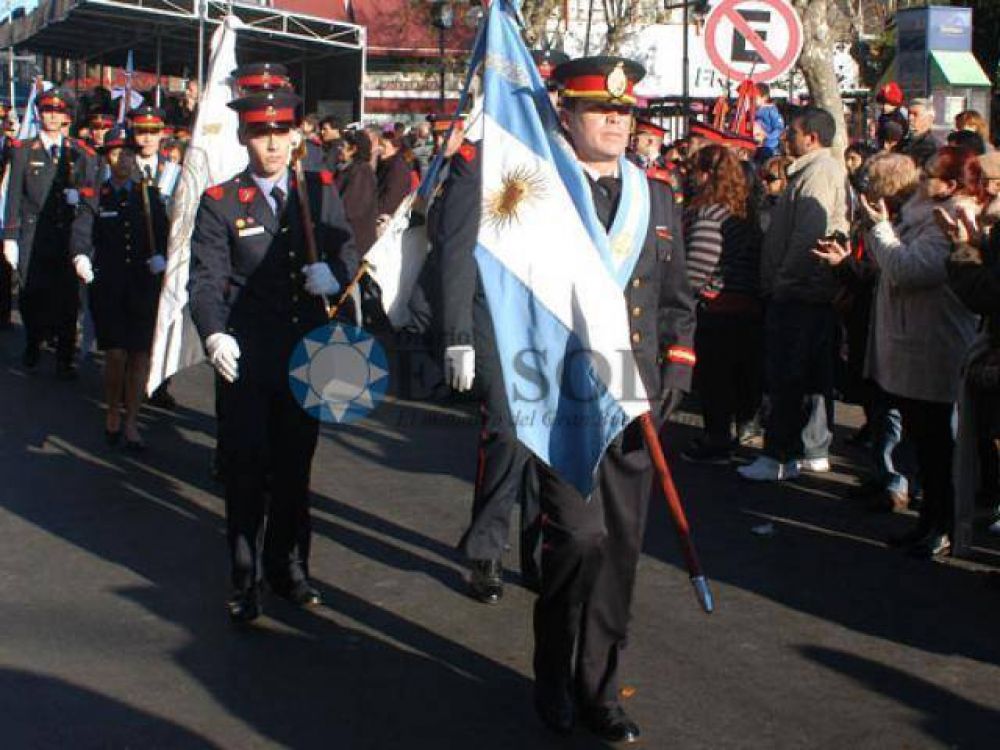 Gran festejo de los bomberos