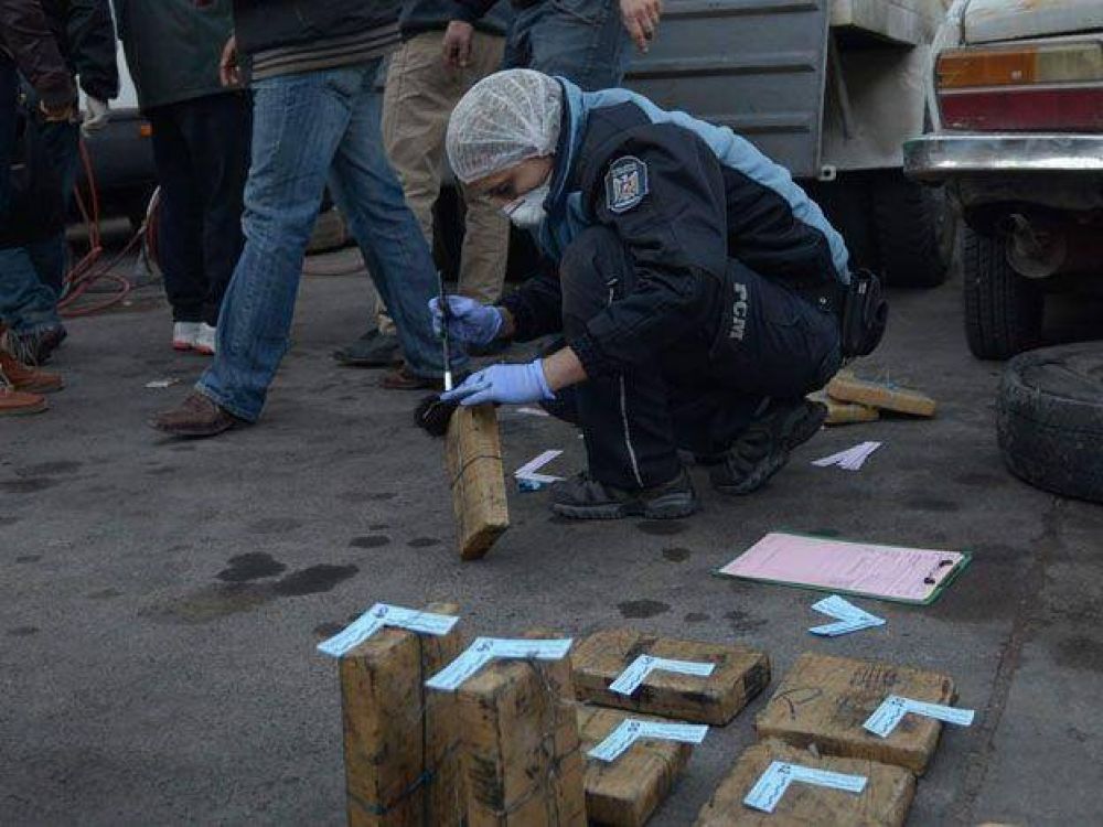 En medio a�o hallaron 220 kilos m�s de cannabis que en el mismo lapso del a�o pasado