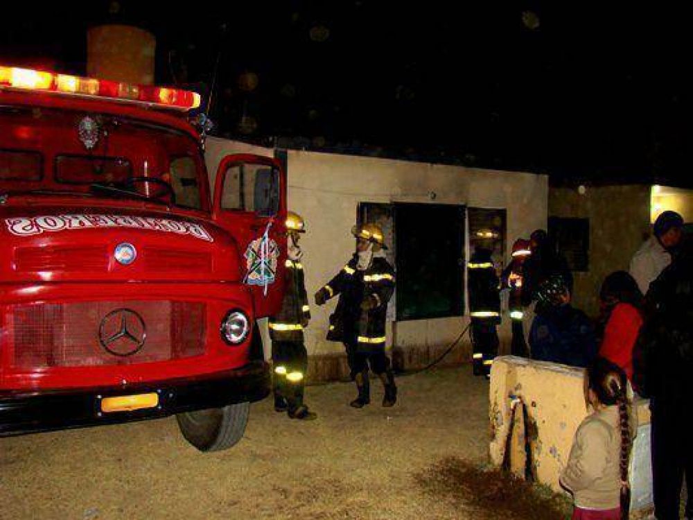 Se incendi� vivienda al norte de la ciudad