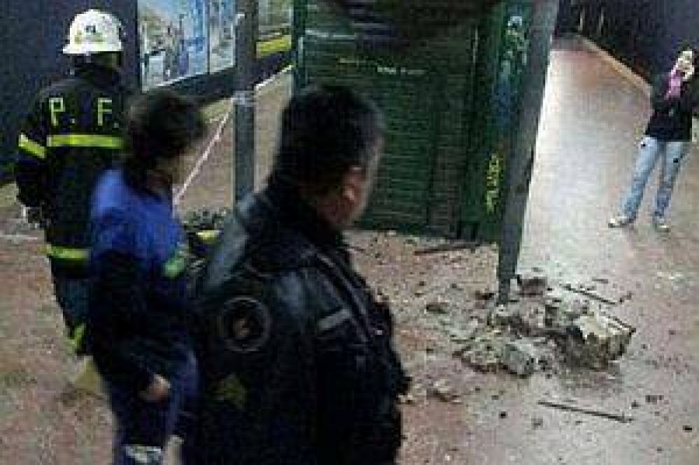 Un herido al caer al subte parte de obra del Metrobus
