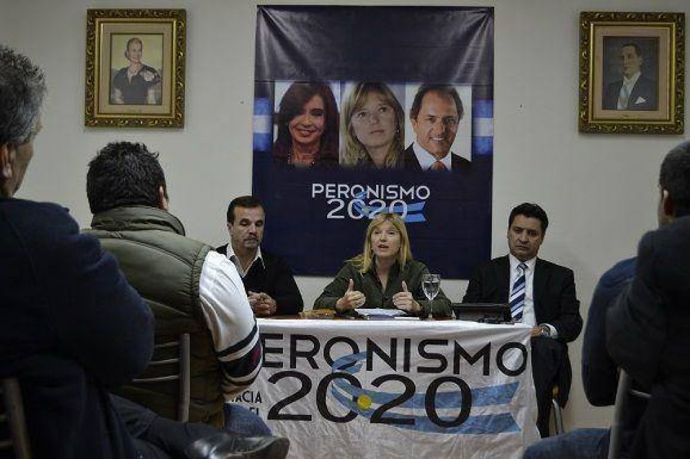 �lvarez Rodr�guez encabez� un acto de "Peronismo 2020" en San Mart�n