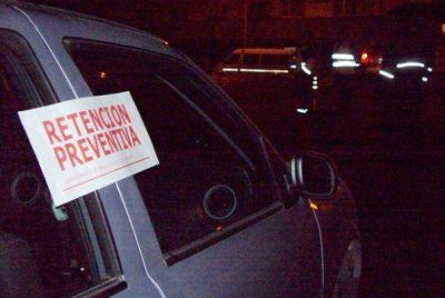  13 licencias retenidas por alcoholemia positiva