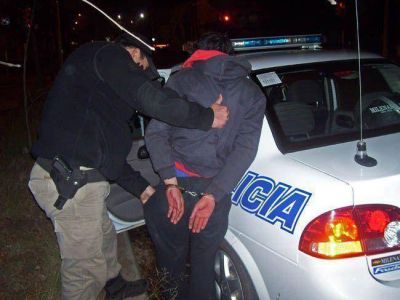 Detuvieron a j�venes en Pico por amenazar con un arma a polic�as
