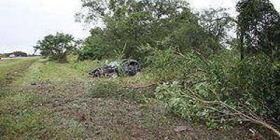La intensa lluvia de ayer provoc� dos muertes en la Ruta 81