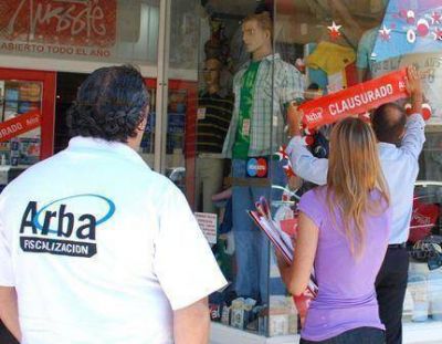 ARBA clausur� nueve comercios y detect� a casi 200 en infracci�n