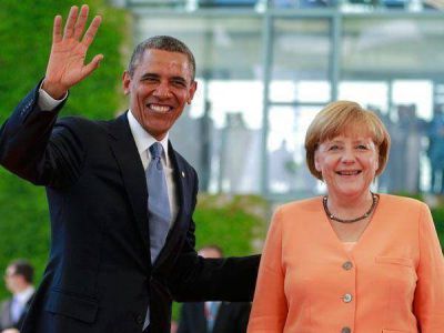 La guerra en Siria en la agenda Obama-Merkel
