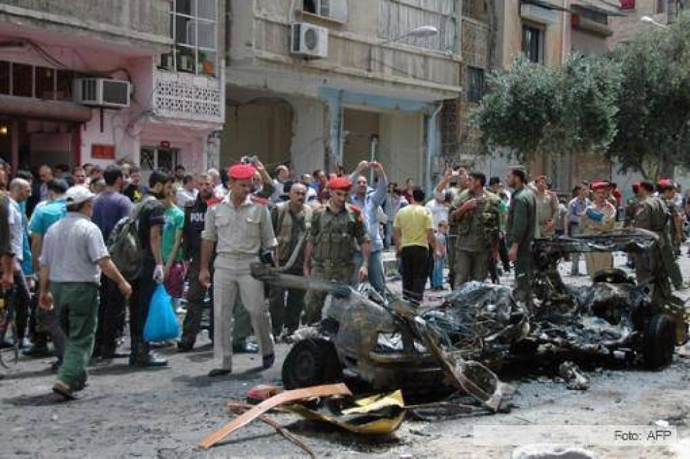 Bombardeos y atentados en otra jornada de violencia en Siria