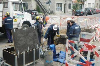 Plan P�rdida Cero: Obras Sanitarias renueva ca�er�as en �Loma de Santa Cecilia�