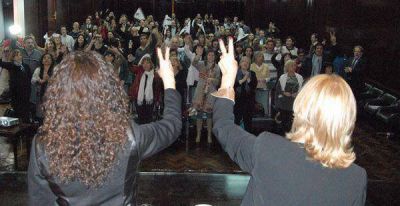 Tere Luna, en Buenos Aires con el INDEC, en La Rioja en contra del INDEC