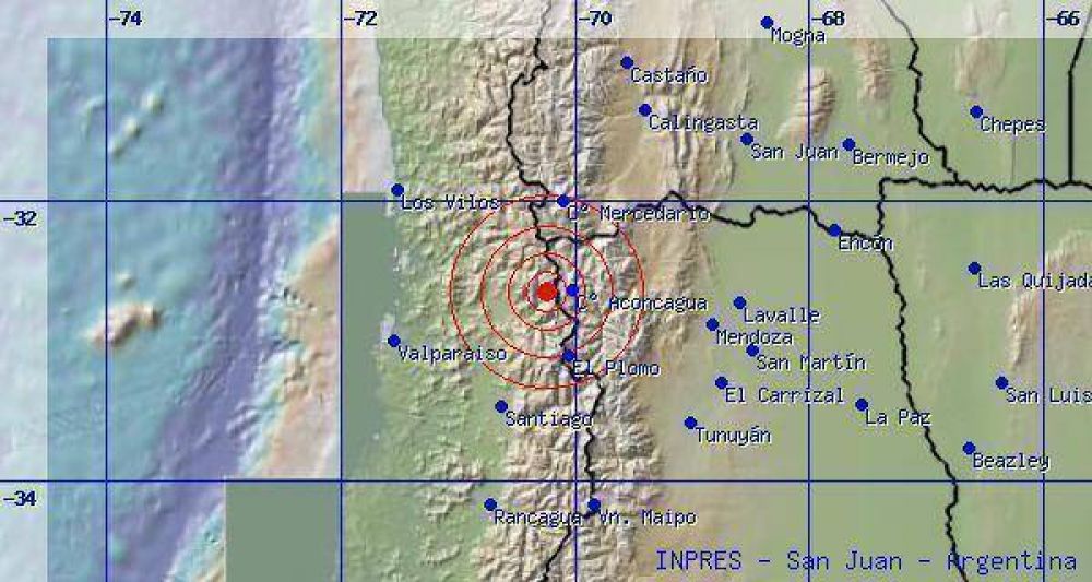 Sismo en Mendoza que se sinti� en San Juan