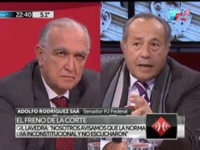 Para Adolfo Rodr�guez Sa�, "el fallo de la Corte fue contundente y ejemplar"