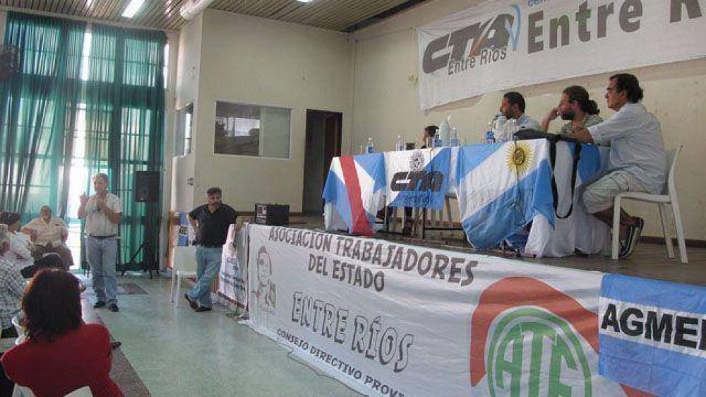 La CTA Entre R�os convoc� al plenario para julio 
