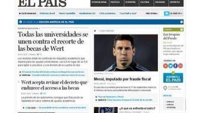 Messi, imputado por fraude fiscal