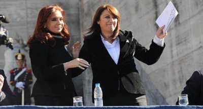 Fein encabez� el acto oficial junto a la presidenta